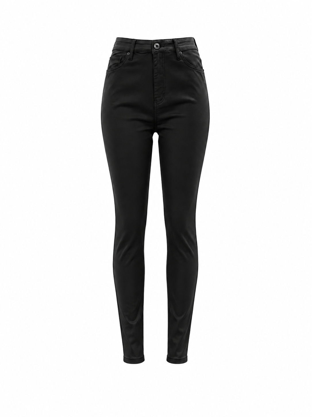 REDFOX WOMEN PU-COATED PANTS W/FRONT POCKETS