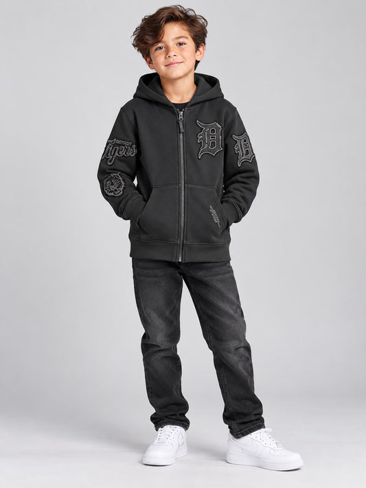 PRO STANDARD DETROIT TIGERS KID'S FLC FZ HOODIE (LDTB5314962)