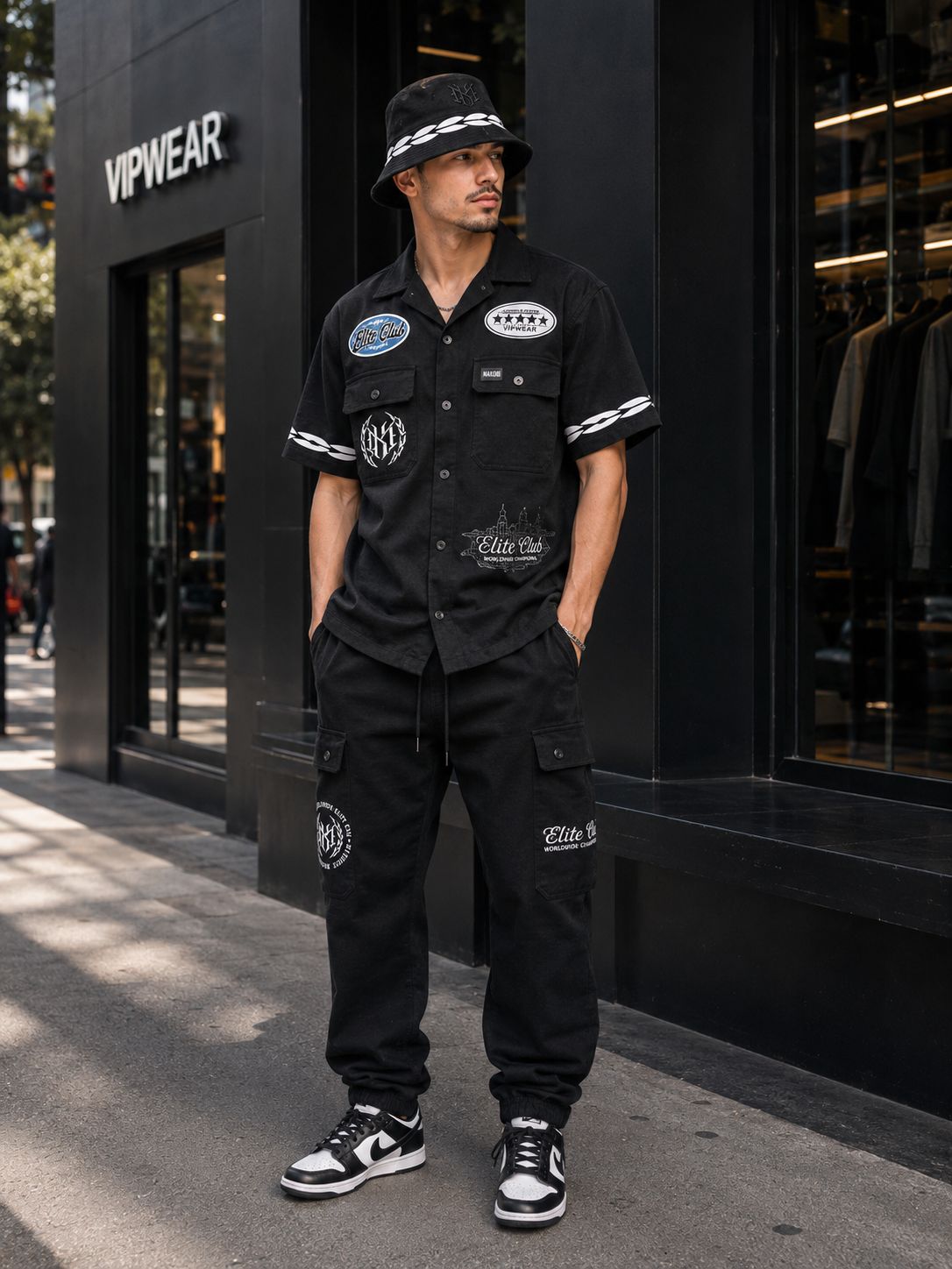 MAKOBI ELITE CLUB TWILL BUCKET HAT (M061)