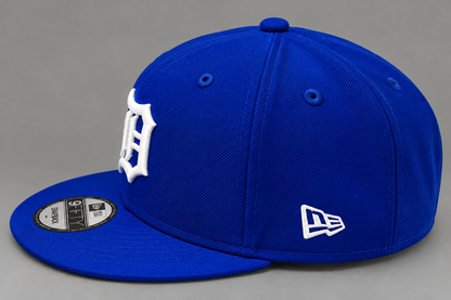 NEW ERA DETROIT TIGERS ROYAL/WHITE 9FIFTY SNAPBACK CAP