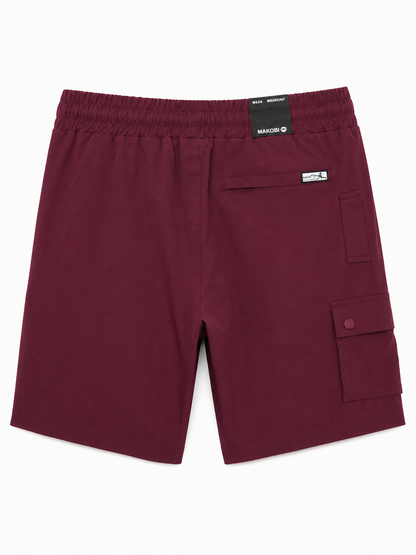 MAKOBI ADORNI NYLON CARGO SHORTS