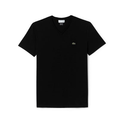Lacoste S/Sleeve Pima Cotton V-Neck Jersey T-Shirt-TH6710