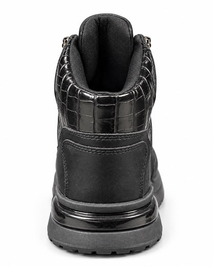 MAZINO EXECUTIVE CROC EMBOSSED SNEAKERS (HANK)