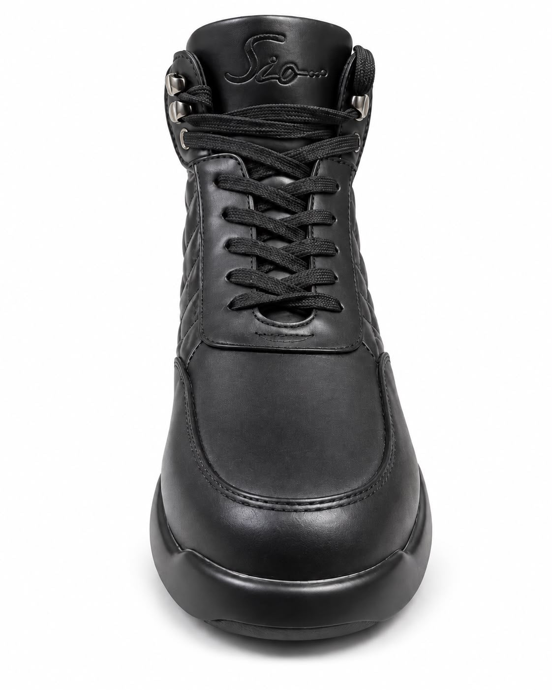 SIO DIAMOND QUILTED AIR HIGH TOP SNEACKERS (ALLESIO-000)