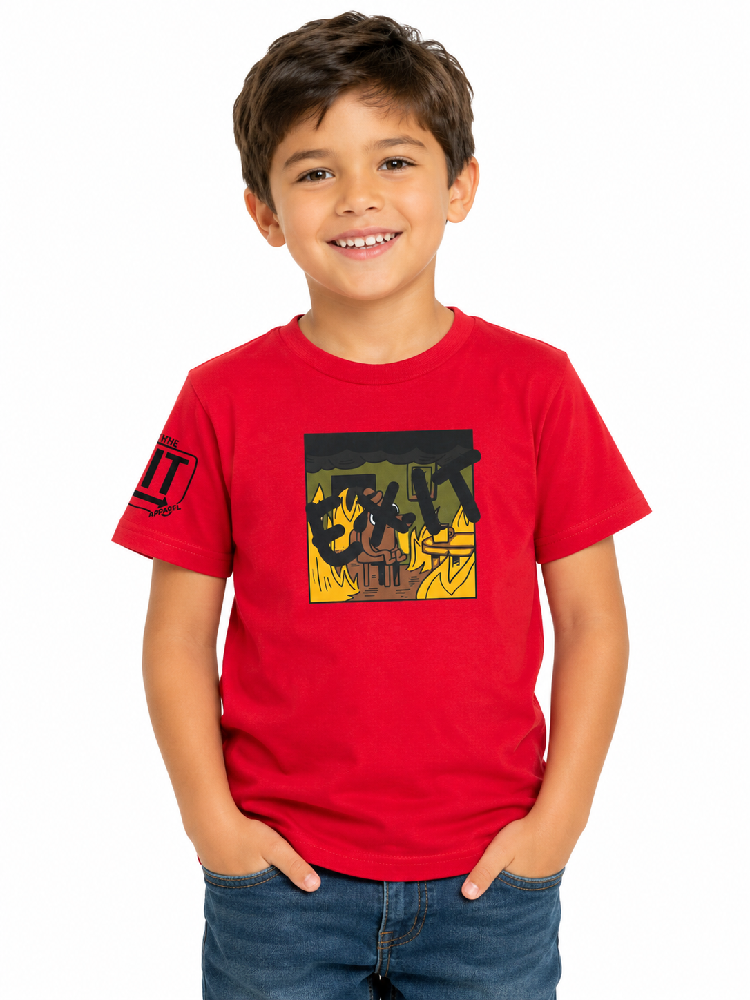 EXIT KIDS CAMPFIRE TEE
