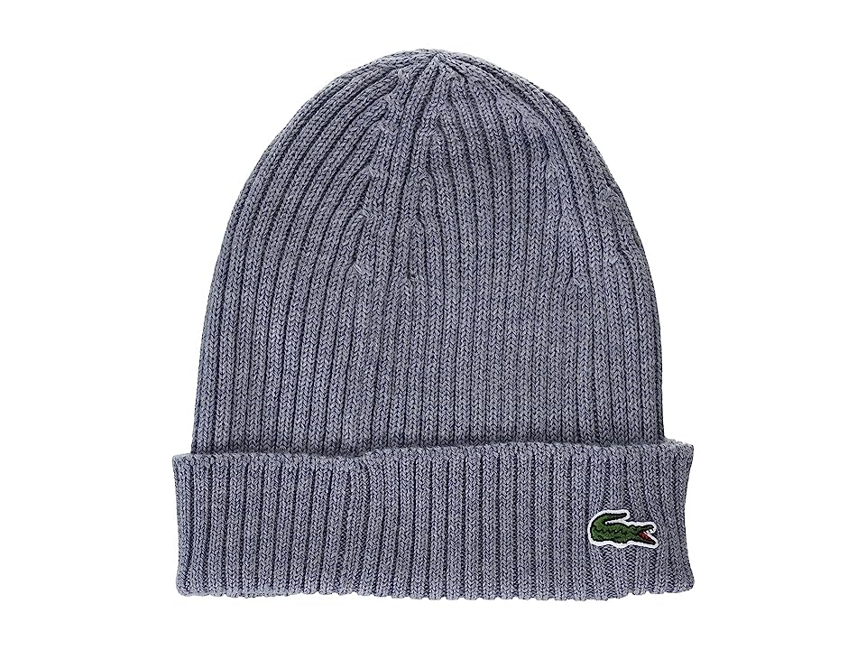 Lacoste Ribbed Knit Beanie - Men's