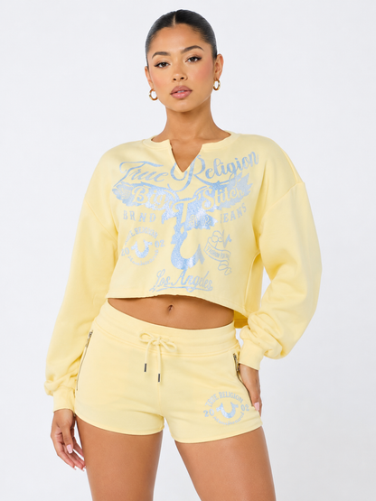 TRUE RELIGION WOMEN'S V-NOTCH PULLOVER