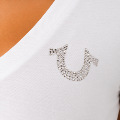 TRUE RELIGION WOMEN'S BUDDHA #1 BABY TEE