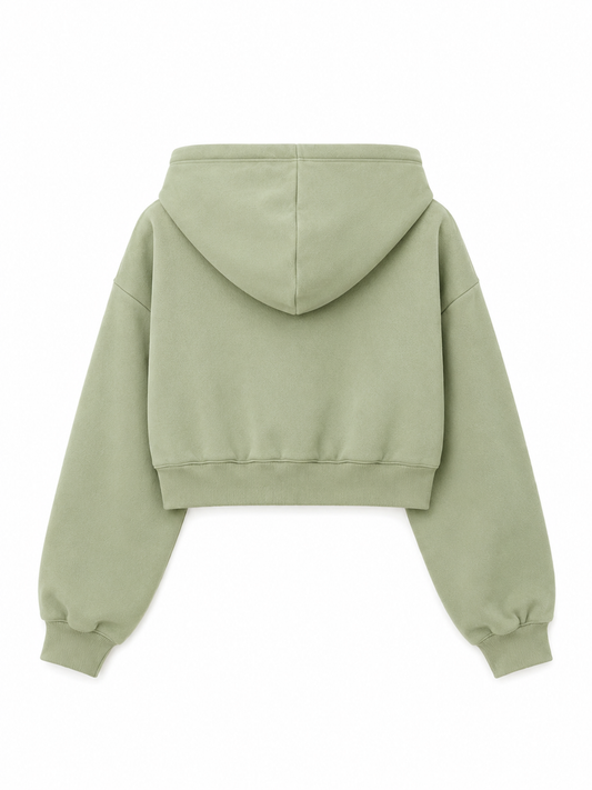 REDFOX WOMEN CROP HOODIE