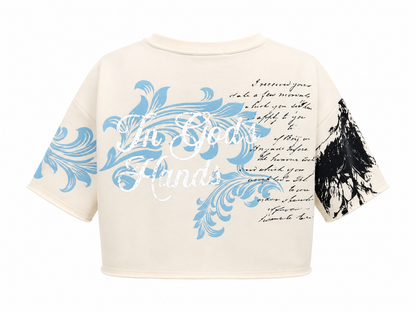 REDFOX WOMEN'S ROYAL CATHEDRAL CROP TEE