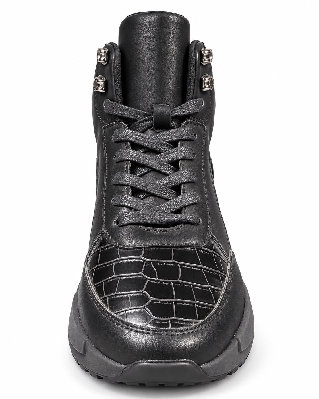 MAZINO EXECUTIVE CROC EMBOSSED SNEAKERS (HANK)