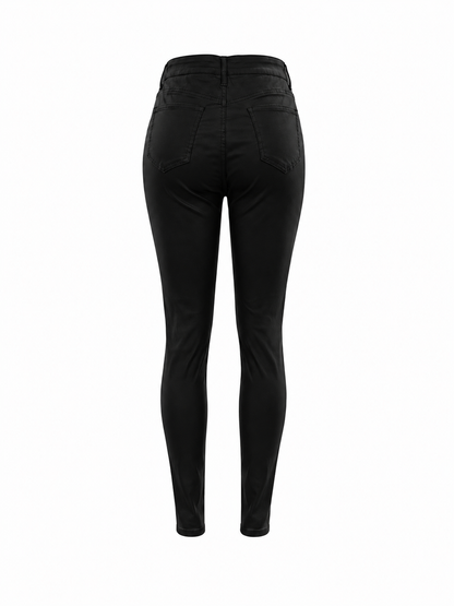 REDFOX WOMEN PU-COATED PANTS W/FRONT POCKETS