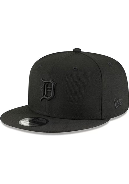 New Era Detroit Tigers Black on Black 9FIFTY Men's Snapback Hat