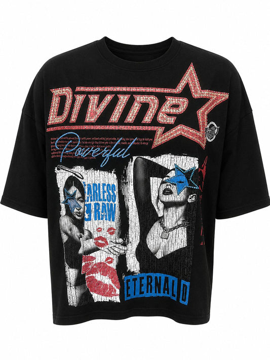 ROKU STUDIO MEN FLY AGIAN DROP SHOULDER TEE