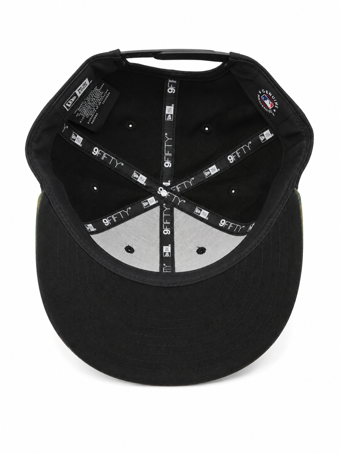 NEW ERA DETROIT TIGERS BLACK/WOODLAND 9FIFTY SNAPBACK CAP