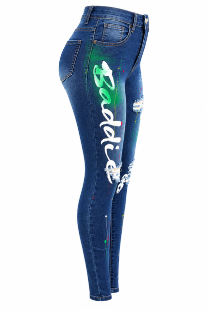 REDFOX WOMEN'S BADDIE BUNNY SKINNY JEAN