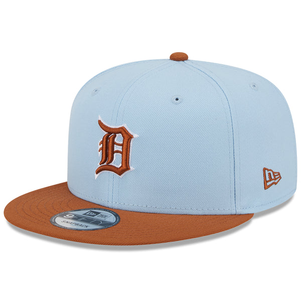 NEW ERA DETROIT TIGERS LIGHT BLUE/BROWN 9FIFTY SNAPBACK CAP