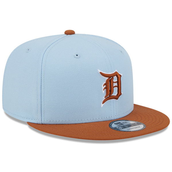NEW ERA DETROIT TIGERS LIGHT BLUE/BROWN 9FIFTY SNAPBACK CAP