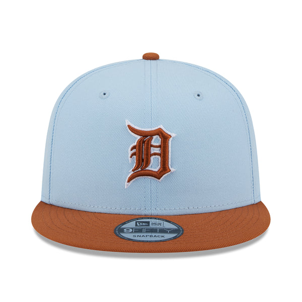 NEW ERA DETROIT TIGERS LIGHT BLUE/BROWN 9FIFTY SNAPBACK CAP