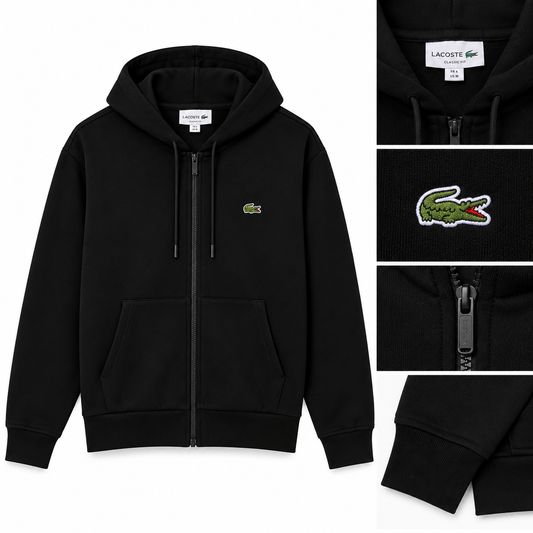 LACOSTE MEN'S CLASSIC FIT LONG SLEEVE HOODIE (SH8462-51)