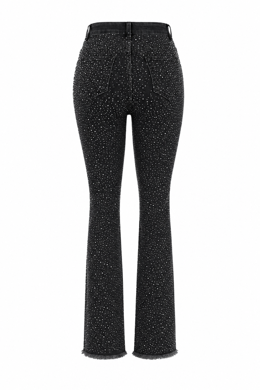 HOT & DELICIOUS WOMEN STARLIGHT RHINESTONE JEAN