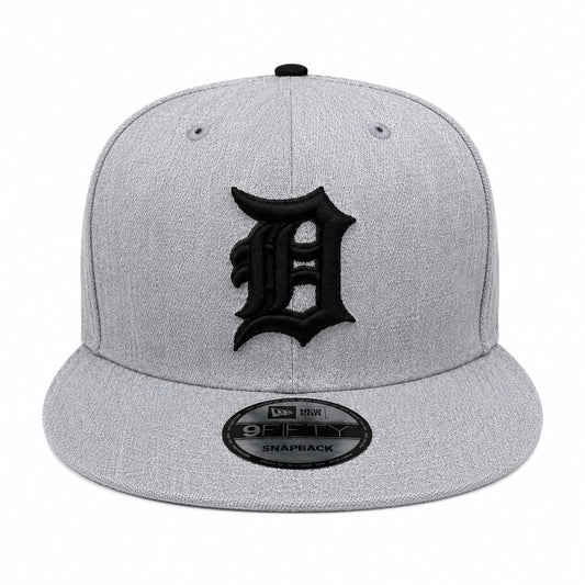 NEW ERA DETROIT TIGERS GRAY/BLACK 9FIFTY SNAPBACK CAP