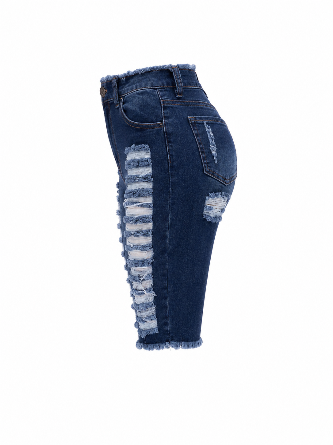 REDFOX WOMEN SUMMER STORM DISTRESSED BERMUDA SHORTS