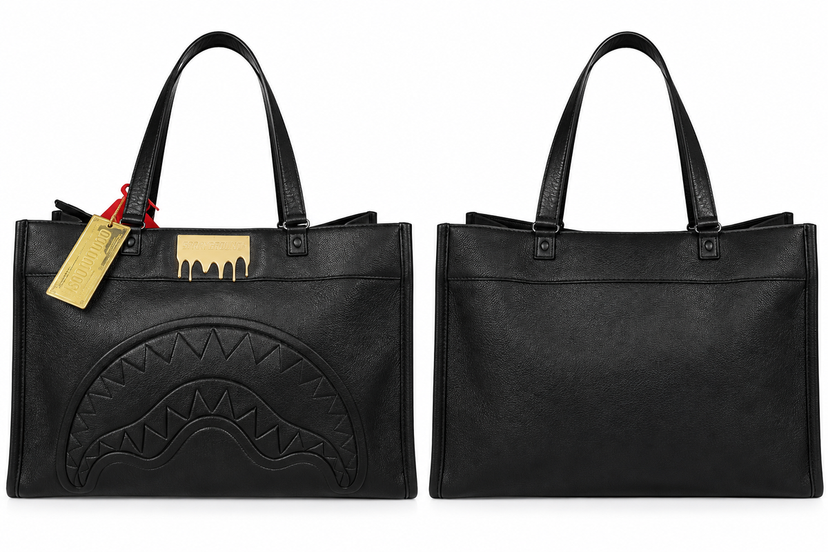 SPRAYGROUND GOLD BRICK LUXE TORTUGE TOTE (T9045)