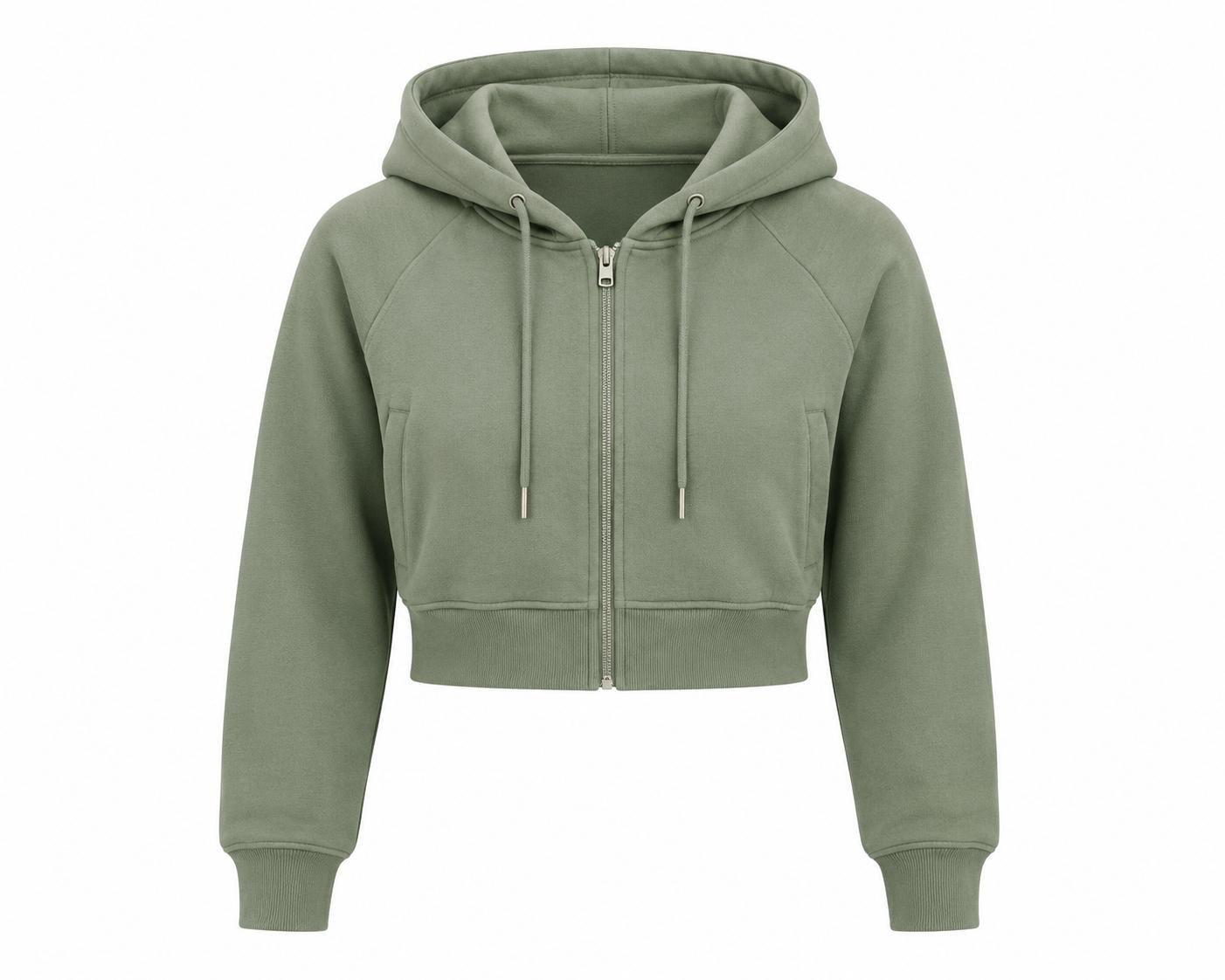 REDFOX WOMEN BASIC FLEECE ZIP-DOWN (ST2600T)