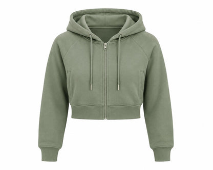 REDFOX WOMEN BASIC FLEECE ZIP-DOWN (ST2600T)