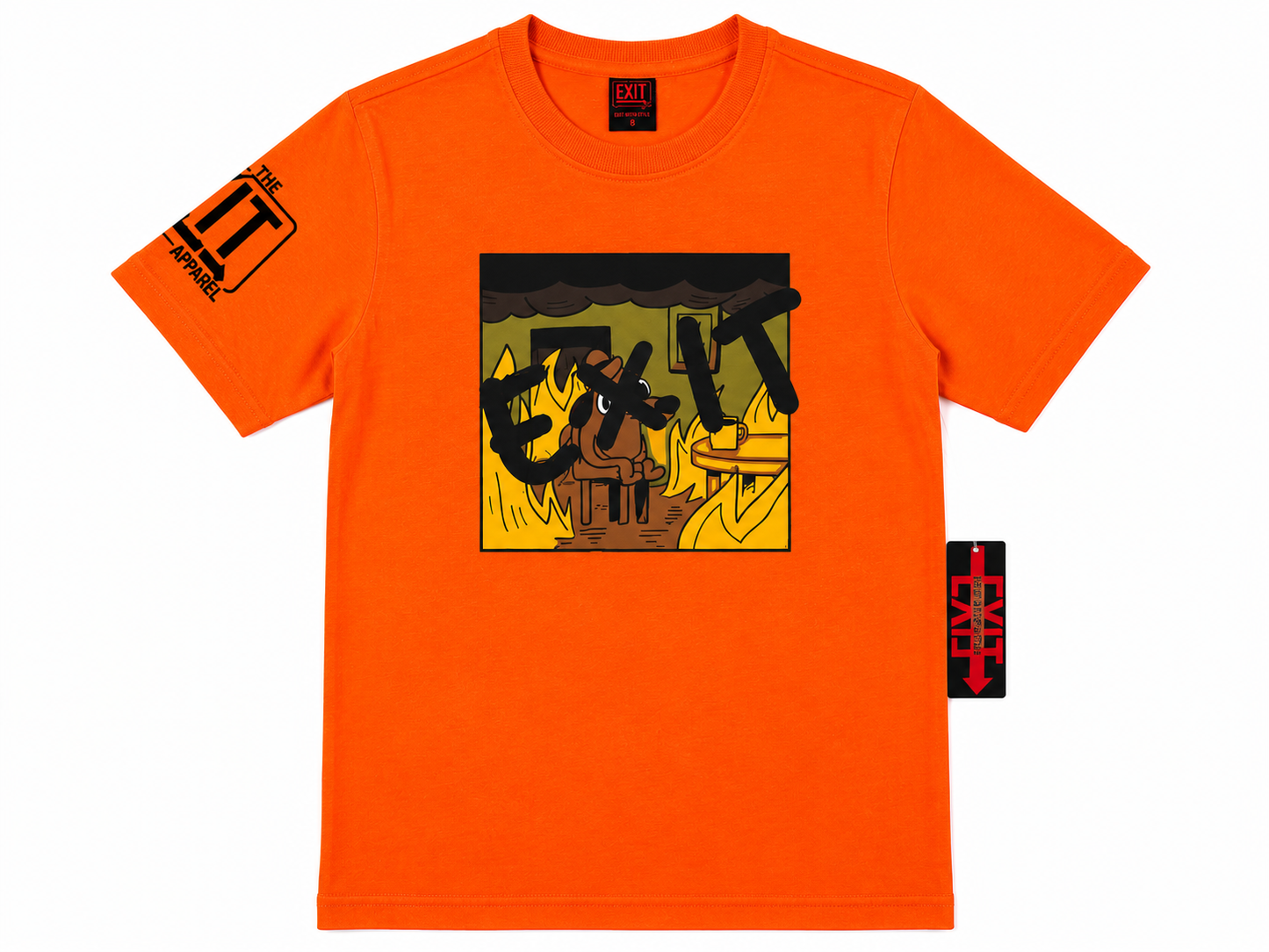 EXIT KIDS CAMPFIRE TEE