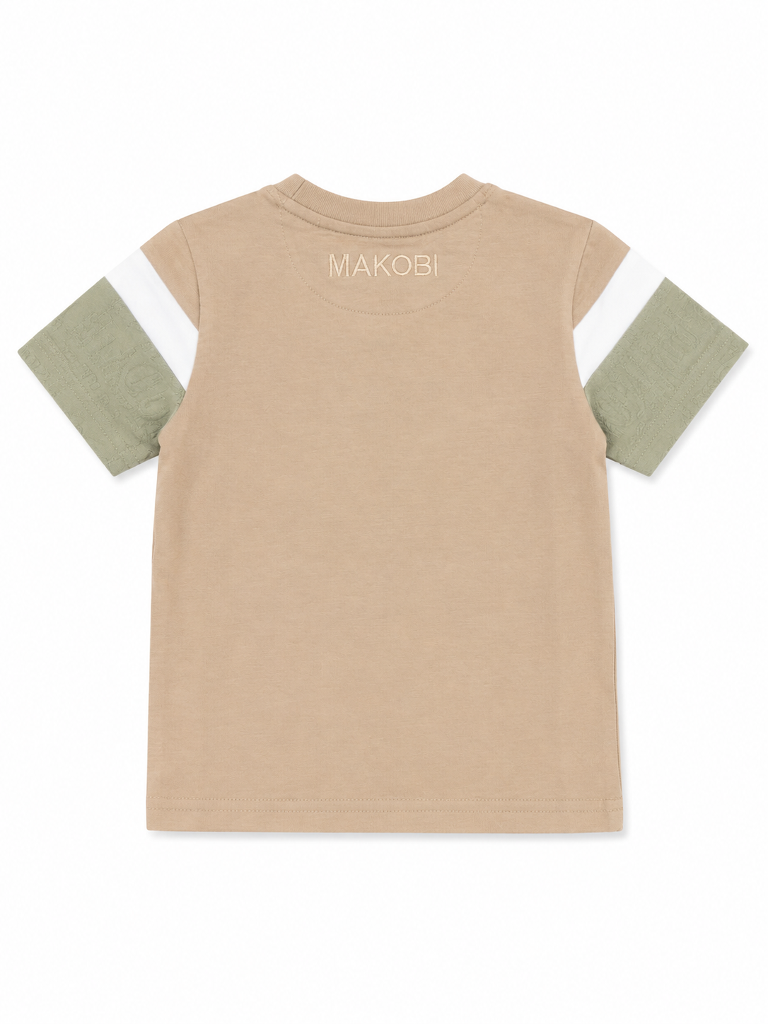 MAKOBI KIDS MONOGRAM TEE