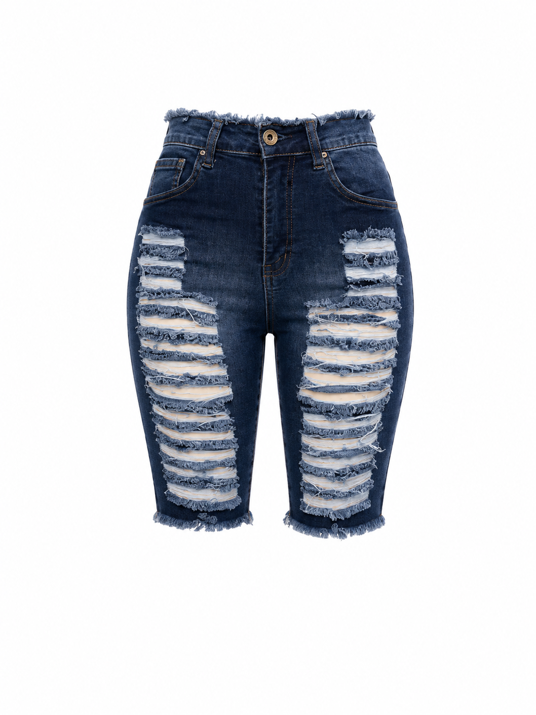 REDFOX WOMEN SUMMER STORM DISTRESSED BERMUDA SHORTS