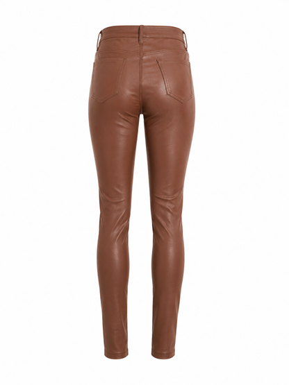 REDFOX WOMEN PU-COATED PANTS W/FRONT POCKETS