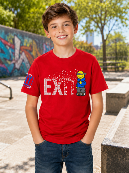 EXIT KIDS PIXEL TEE