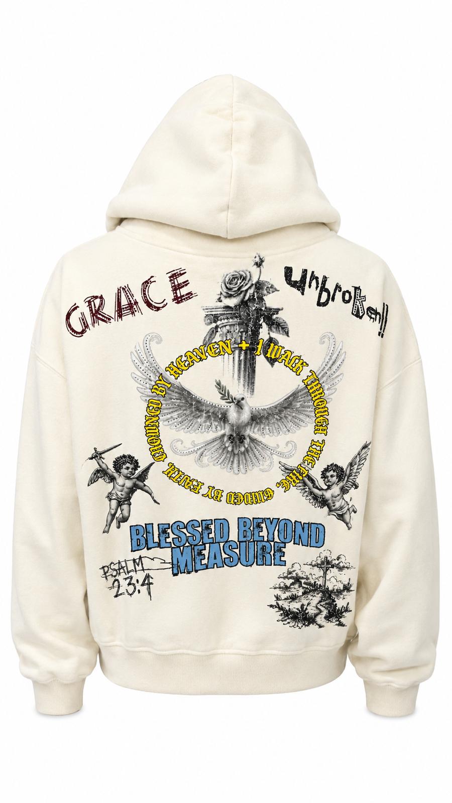 ROKU STUDIO WOMEN RISE ABOVE FADED CROPPED PULL OVER HOODIE(RKC482167)