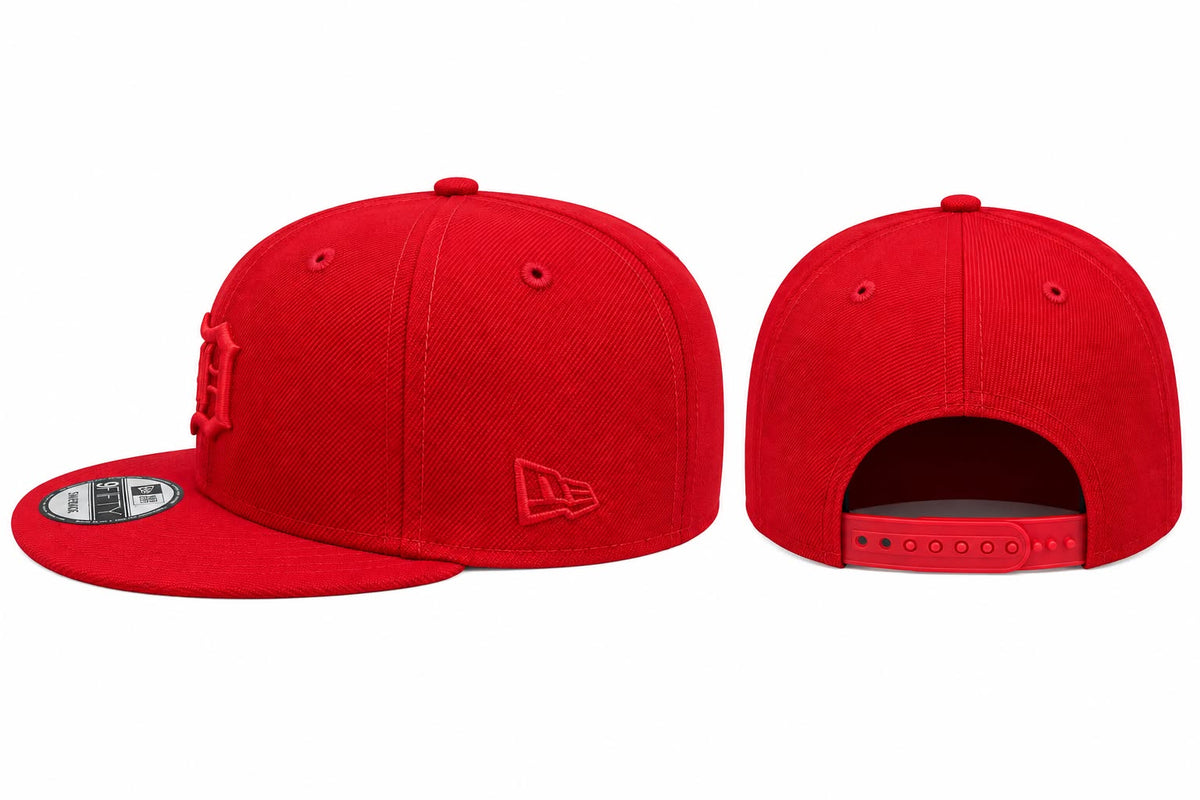 NEW ERA DETROIT TIGERS RED TONAL 9FIFTY SNAPBACK CAP