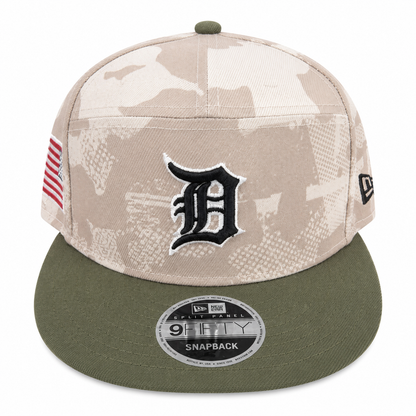 NEW ERA DETROIT TIGERS ARMED FORCES DAY 9FIFTY SNAPBACK CAP