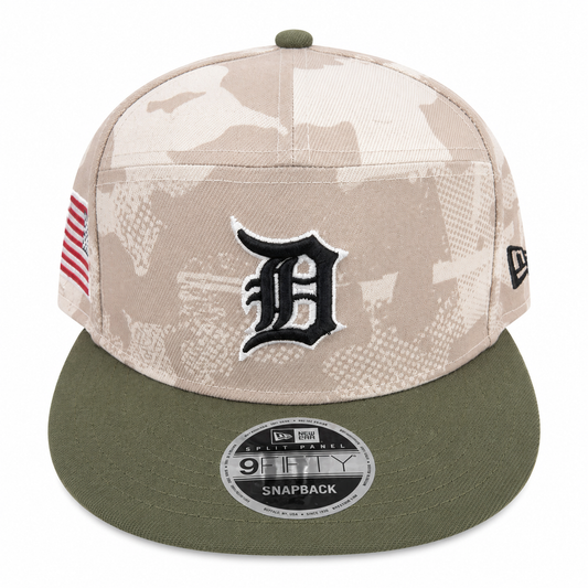 NEW ERA DETROIT TIGERS ARMED FORCES DAY 9FIFTY SNAPBACK CAP