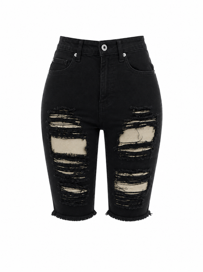 REDFOX WOMEN SUMMER BERMUDA DENIM SHORTS