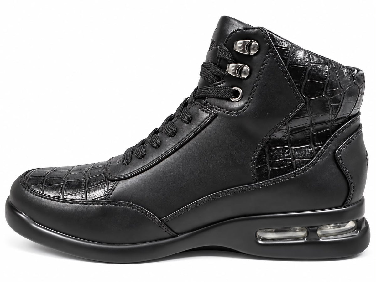 SIO CROC - EMBOSSED AIR HIGH TOP SNEACKERS (KROY-000)