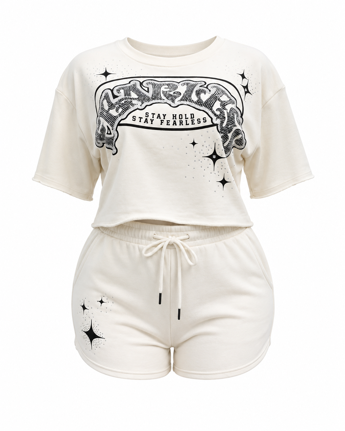 REDFOX WOMEN'S "FEARLESS" CROP & SHORT SET