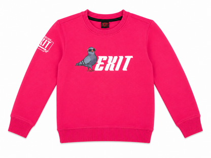 EXIT KIDS COOL PIGEON CREWNECK