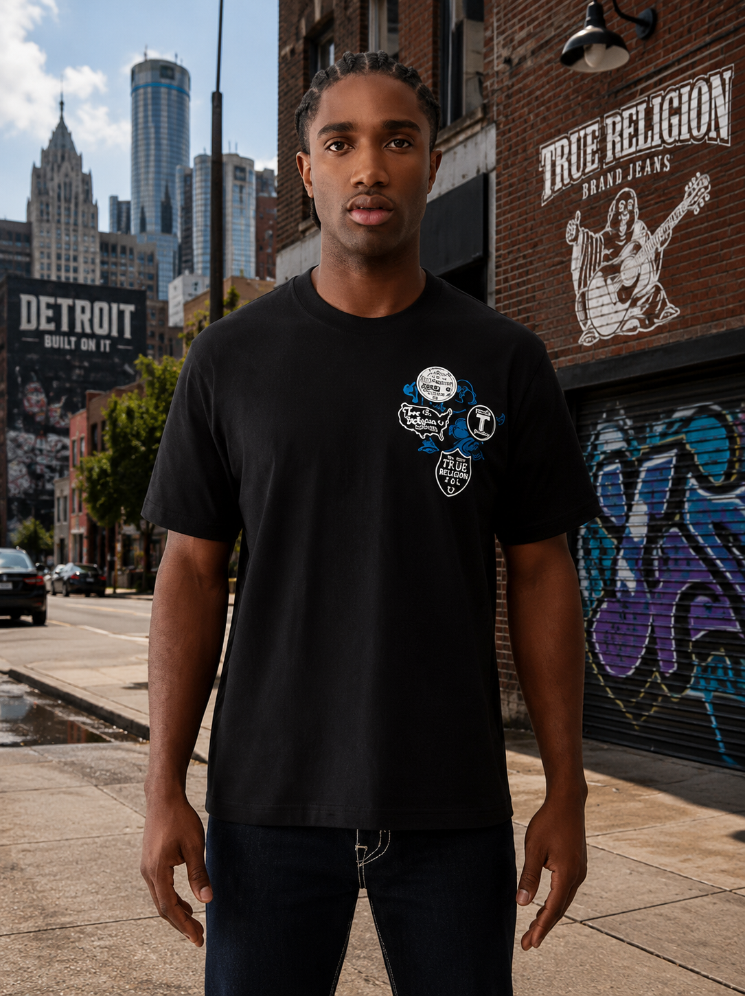 TRUE RELIGION MEN'S UNIVERSITY TEE