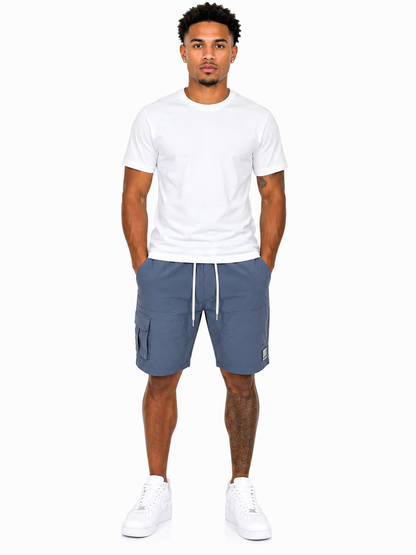 MAKOBI ADORNI NYLON CARGO SHORTS