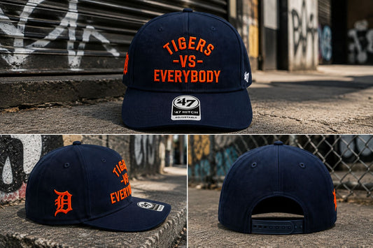 Detroit Tigers '47 Tigers Vs. Everybody Hitch Adjustable Hat