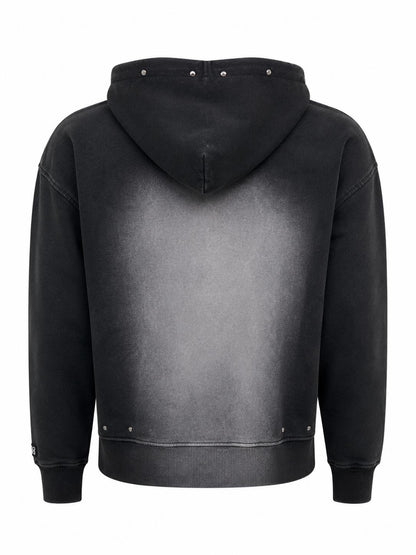 NEW ERA DETROIT LIONS WOMEN BLACK WASH STUDDED HOODIE
