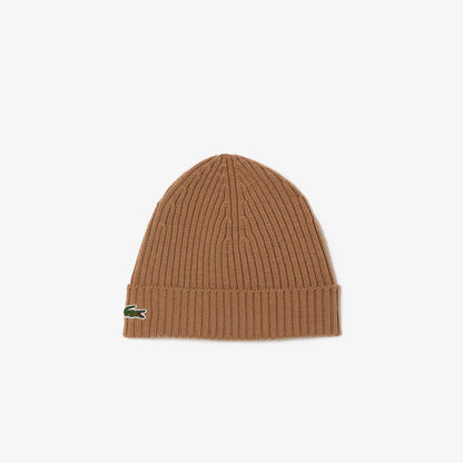 Lacoste Ribbed Knit Beanie - Men's