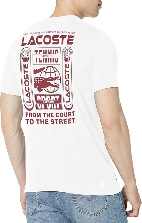 Lacoste Men's Tennis X Daniil Medvedev Regular Fit T-Shirt TH1795
