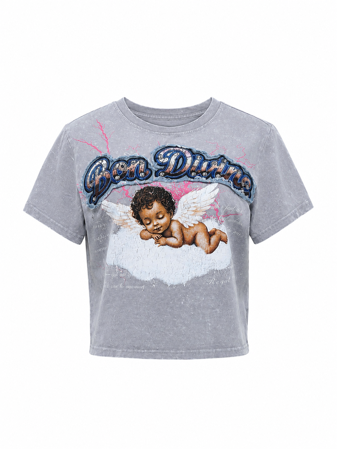 REDFOX WOMEN'S "BON DIVINE" CROP TEE